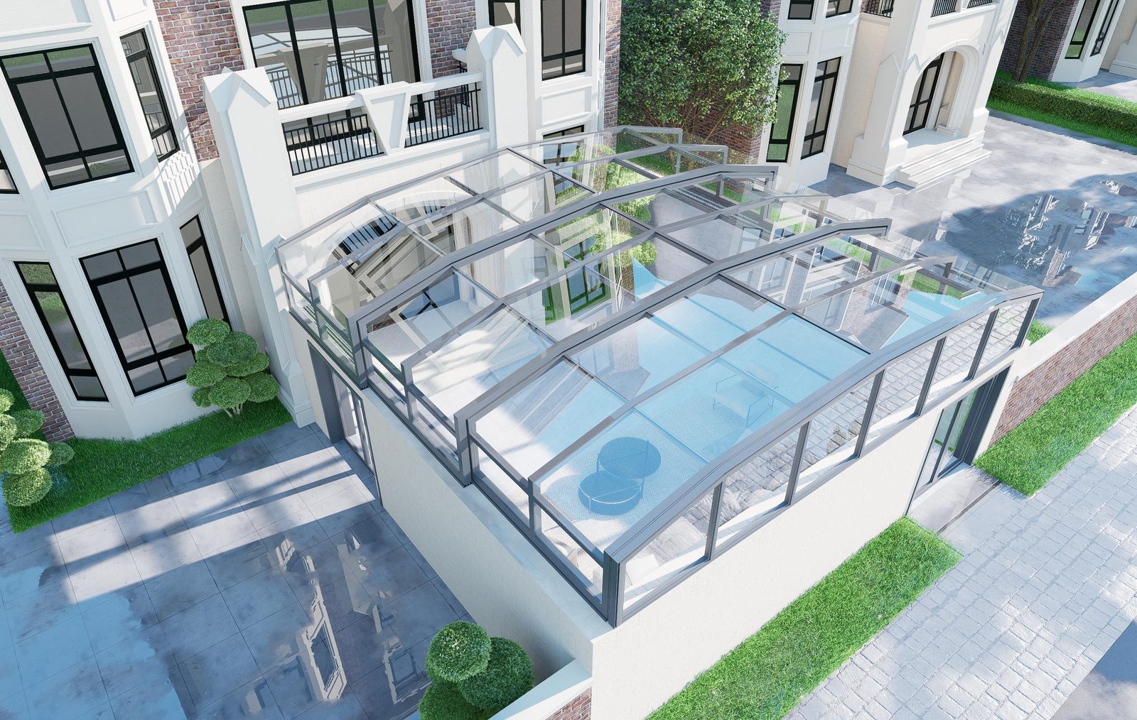 Retractable Skylight Sunroom